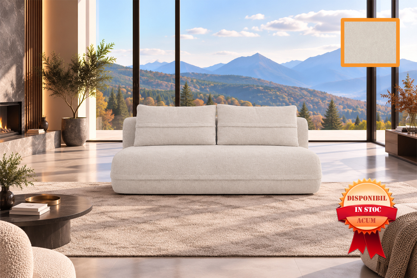 BUFFO CANAPEA EXTENSIBILA 206 X 100 CASTEL-03
